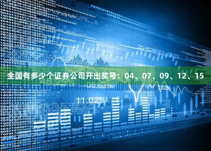 全国有多少个证券公司开出奖号：04、07、09、12、15